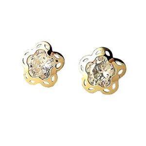 PENDIENTES ELES NIÑA ORO 18K 61A3301