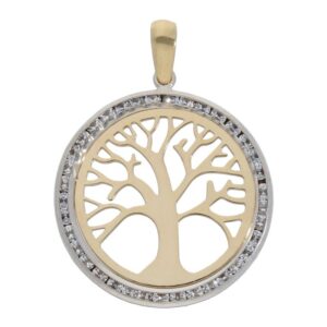 COLGANTE ARBOL DE LA VIDA ORO 18K G822