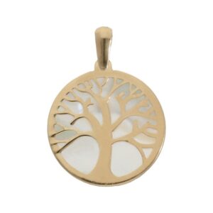 COLGANTE ARBOL DE LA VIDA ORO 18K G829