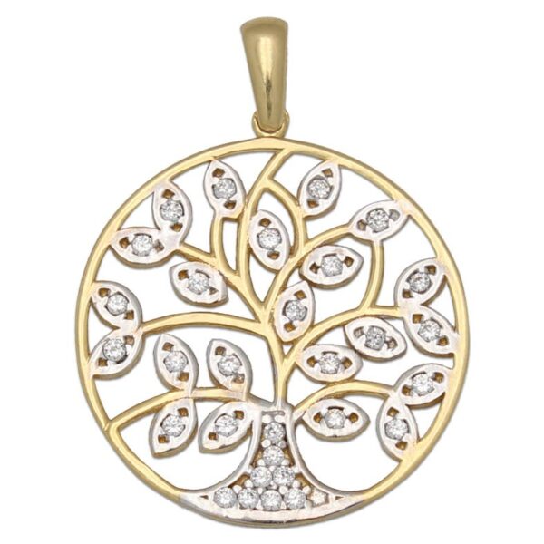 COLGANTE ARBOL DE LA VIDA ORO 18K G54