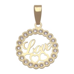 COLGANTE LOVE ORO 18K G536