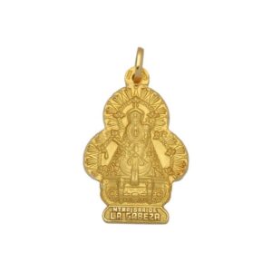 MEDALLA VIRGEN DE LA CABEZA ORO 18K