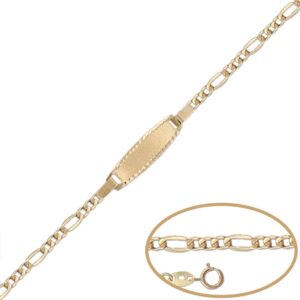 Pulsera Esclava Bebe Oro 18KL PU1143