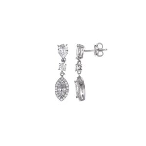 Pendientes novia Salvatore Plata 136A0473