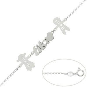 Pulsera Plata Personalizada Tita