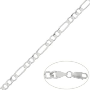 Cadena Plata Cartier 3X1 6MM