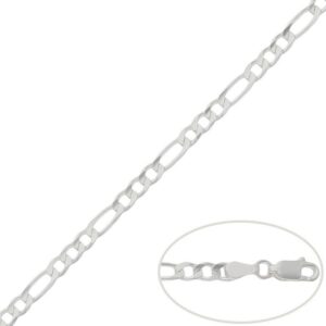 Cadena Plata Cartier 3X1 4MM