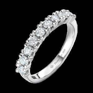 Anillo De Compromiso De Oro Blanco y Diamantes 0,54 ct 1098