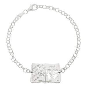 Pulsera Profe Libro Personalizable AG293