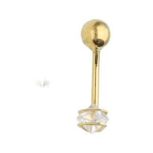 Piercing Ombligo Oro De Ley 18k 00151287