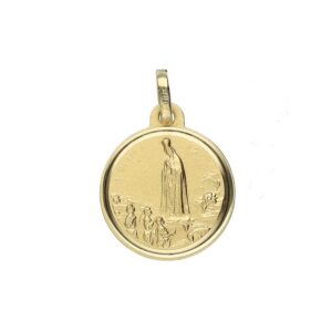 Medalla Virgen De Fatima Oro 18 K 00150349