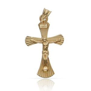 Cruz Oro 18 K Cristo C455