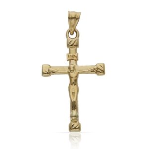 Cruz Oro 18 K Cristo C451