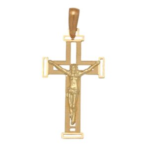 Cruz Oro 18 K Cristo C432