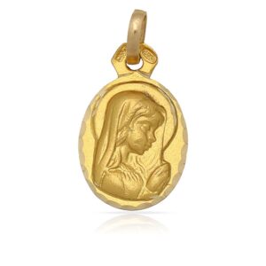 Medalla Virgen Niña Oro 18K M211