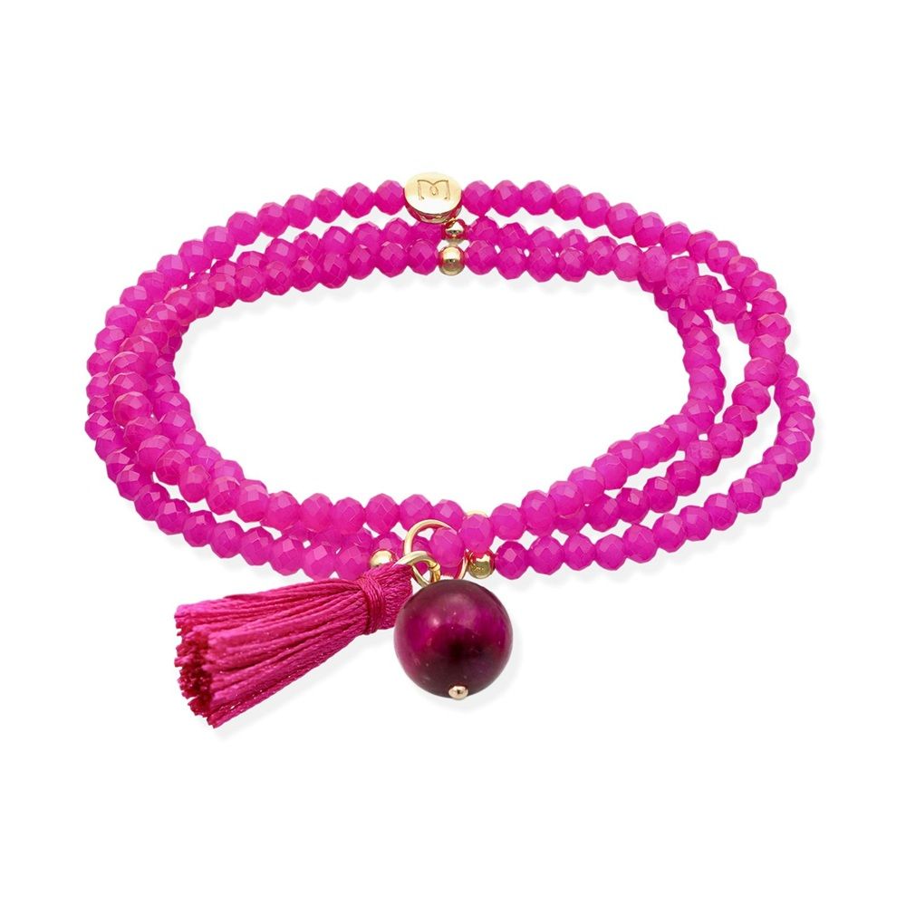 Pulsera Zen Marina García Fucsia