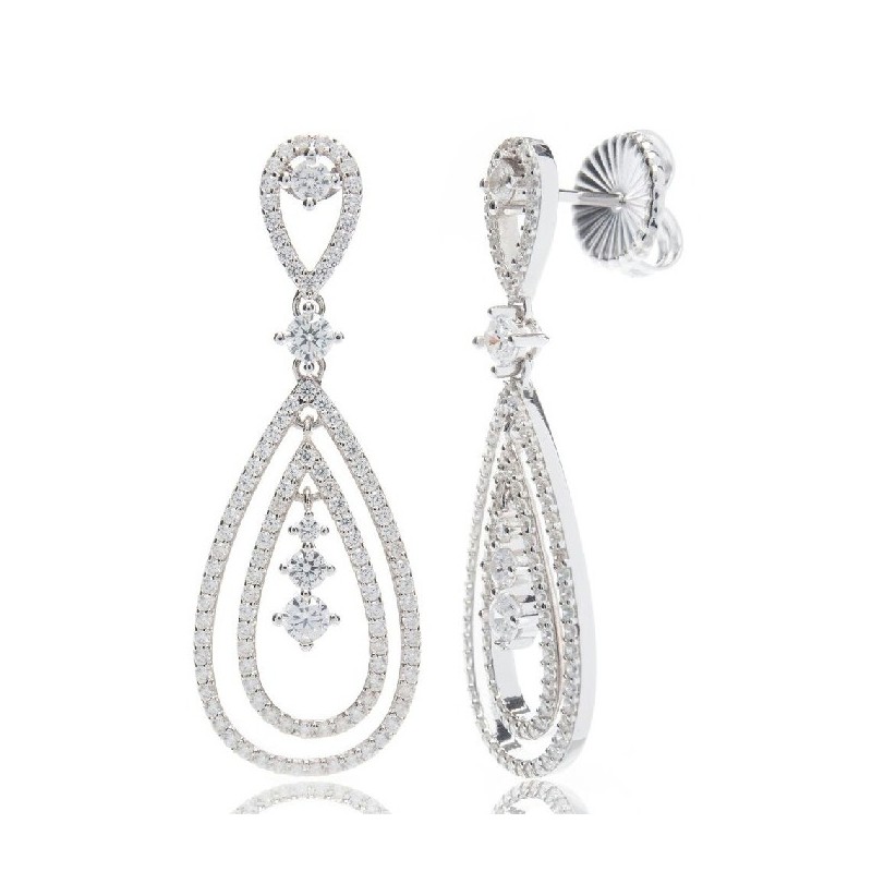 Pendientes Camaleoni Plata WP038/LP Loira