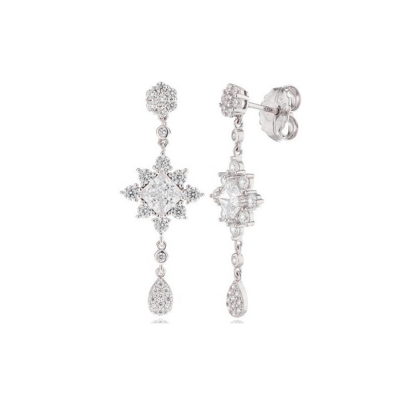 Pendientes Camaleoni Plata WP089/LP Bruna