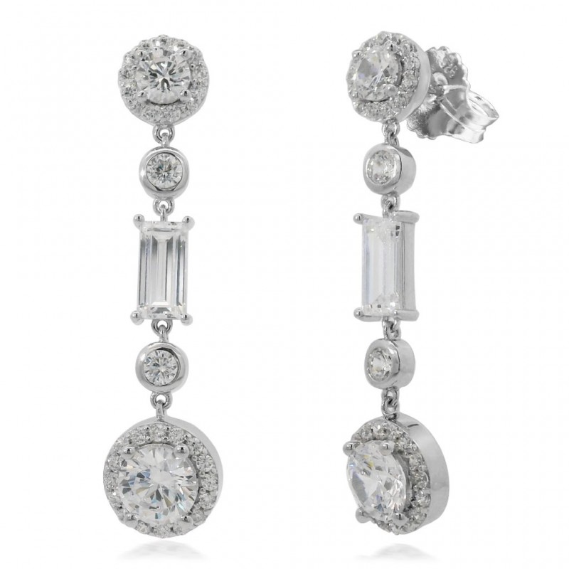 Pendientes Camaleoni Plata WP112/LP/N Falcco