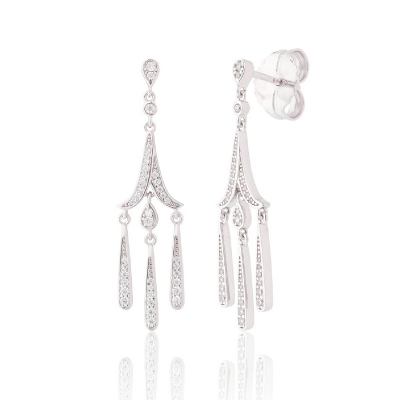Pendientes Camaleoni Plata WP120/LP Art Deco