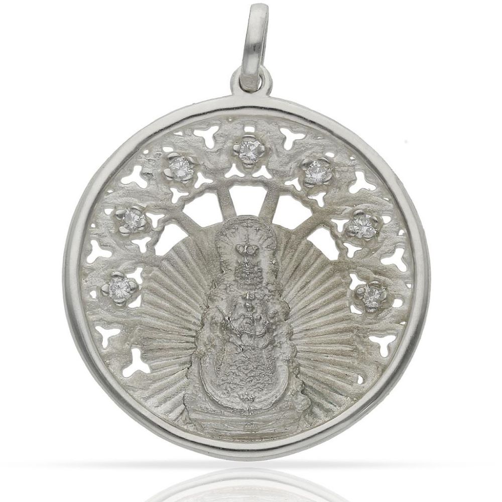 Medalla Virgen Del Rocío Plata De Ley AG4029