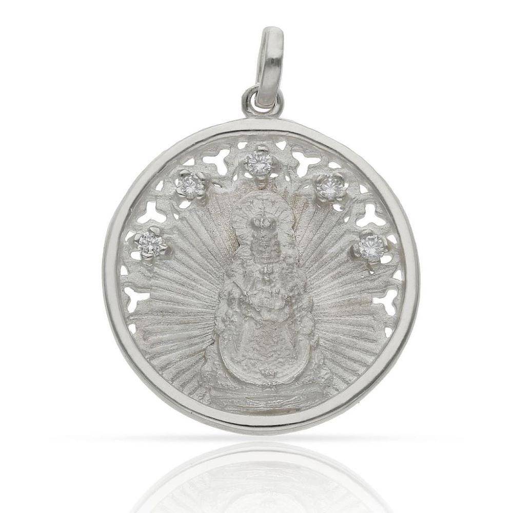 Medalla Virgen Del Rocío Plata De Ley AG4030