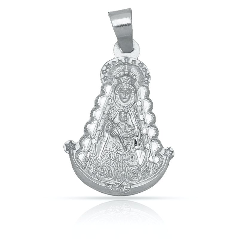 Medalla Virgen Del Rocío Plata De Ley AG4039
