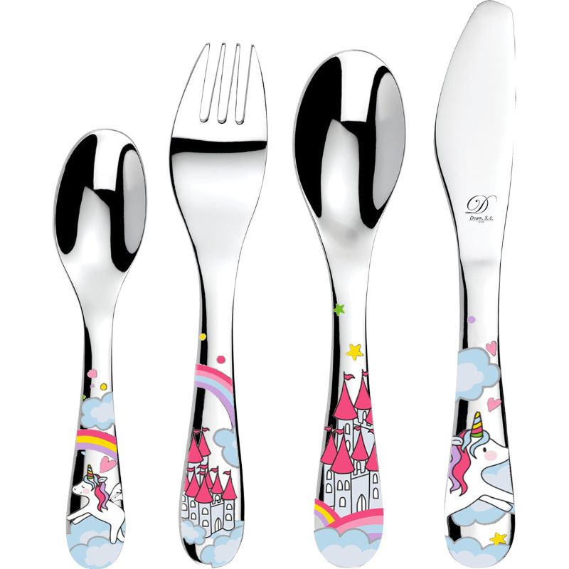 Cubiertos Infantiles 09710 Unicornio