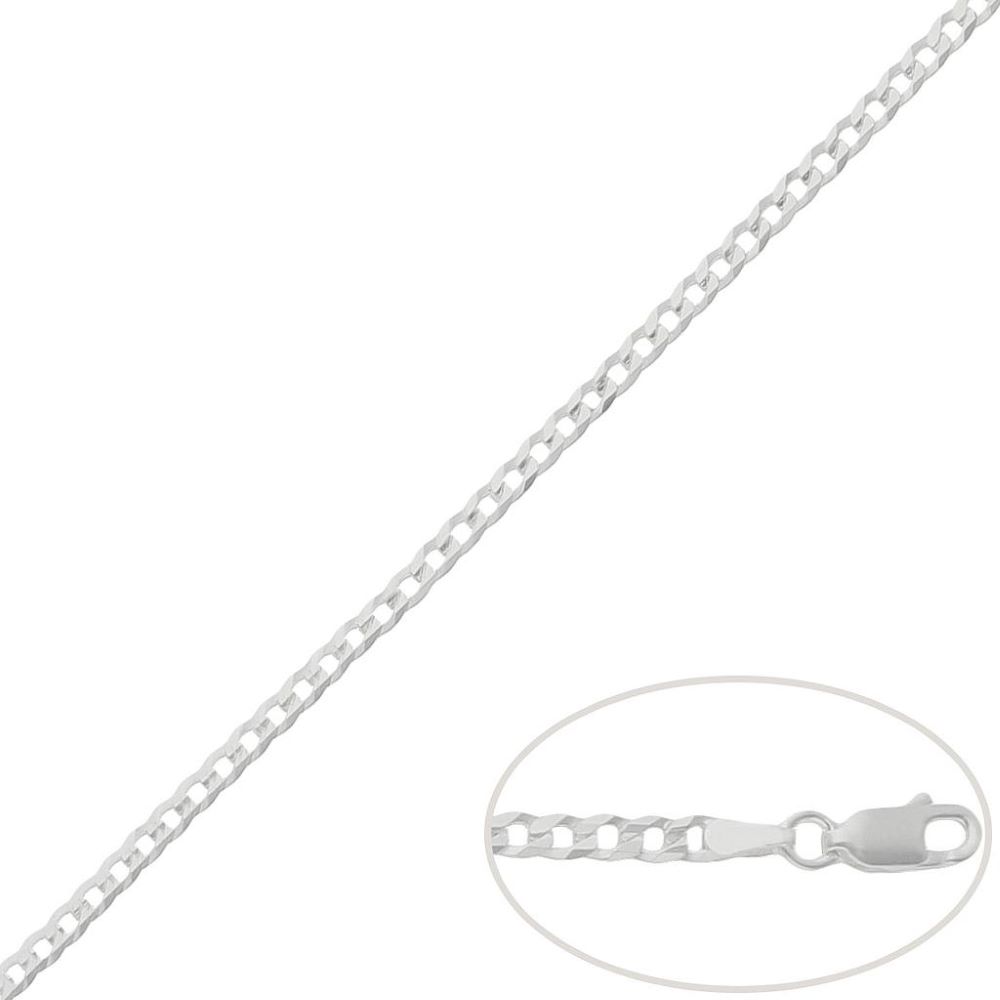 Cadena Plata Barbada 3 MM AG441