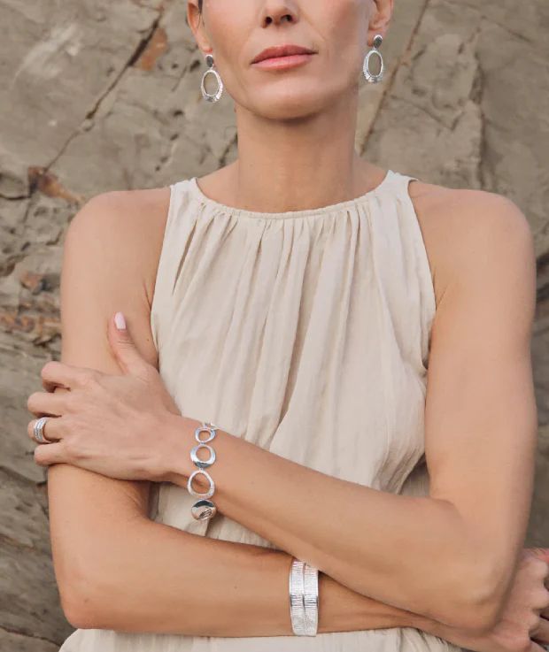 Pendientes Largos Mujer Vidal & Vidal X28437 Colección Organic - Imagen 3