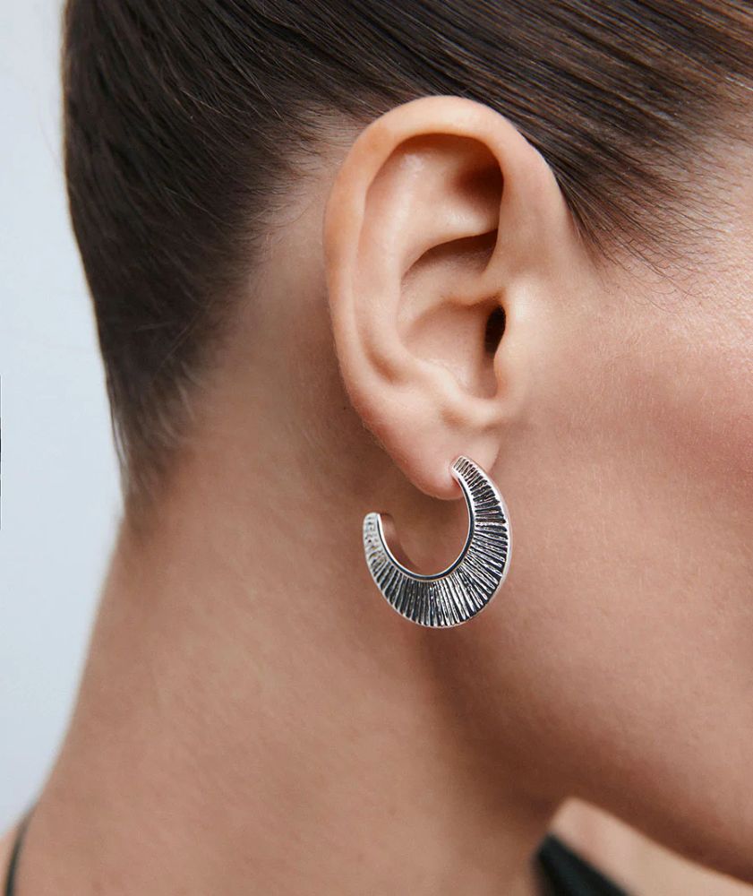 Pendientes Mujer Vidal & Vidal X28439 Semiluna Organic - Imagen 3