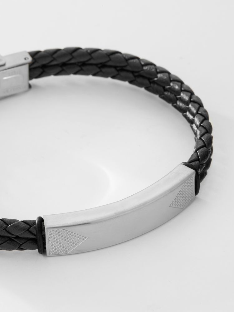 Pulsera Marea C00103/429 de Hombre en Piel Trenzada y Acero Inoxidable - Imagen 2
